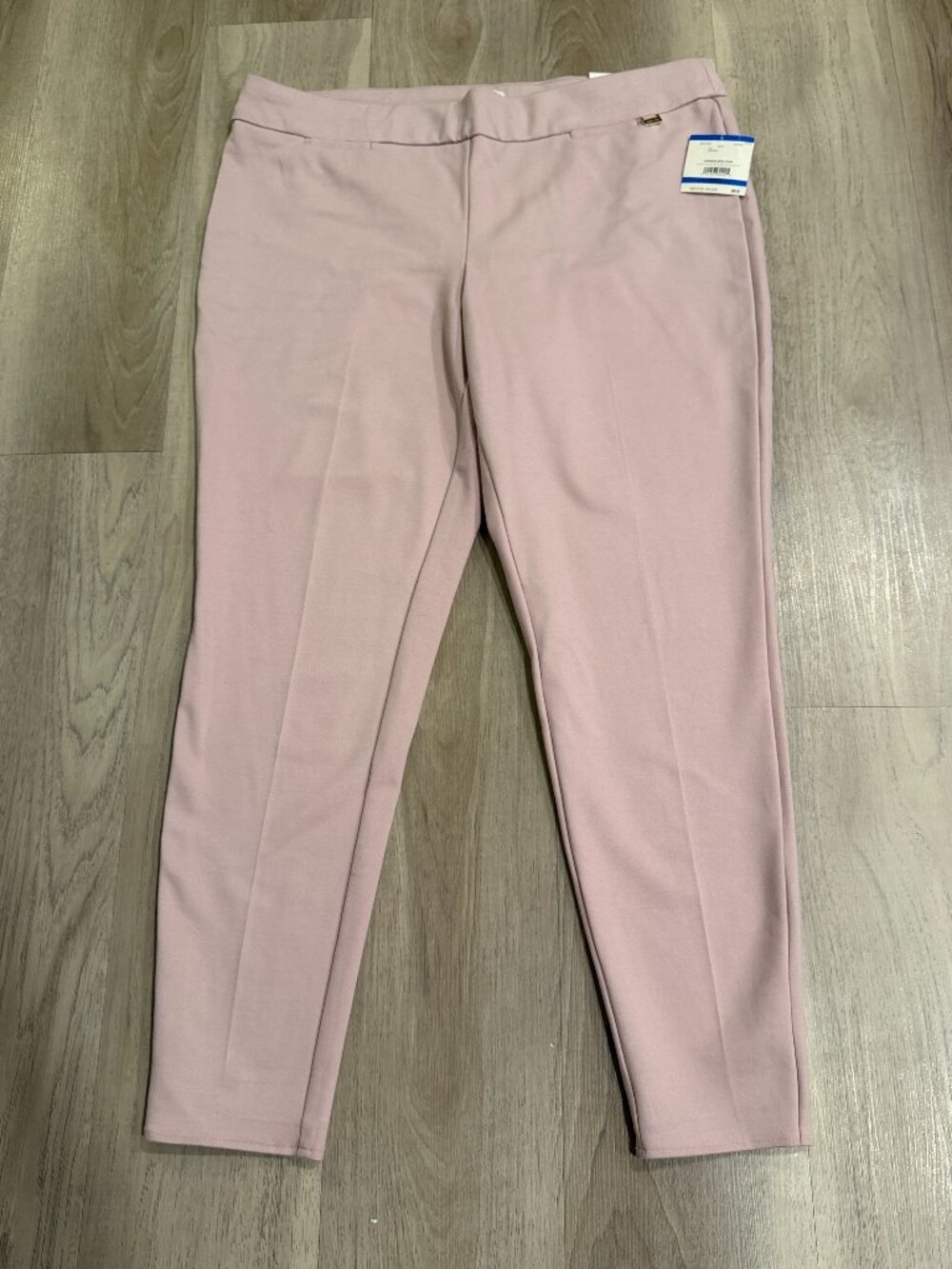 Anne Klein Slim Ankle Pants XL Ballet Blush Pink NWT Stretch Work Pants